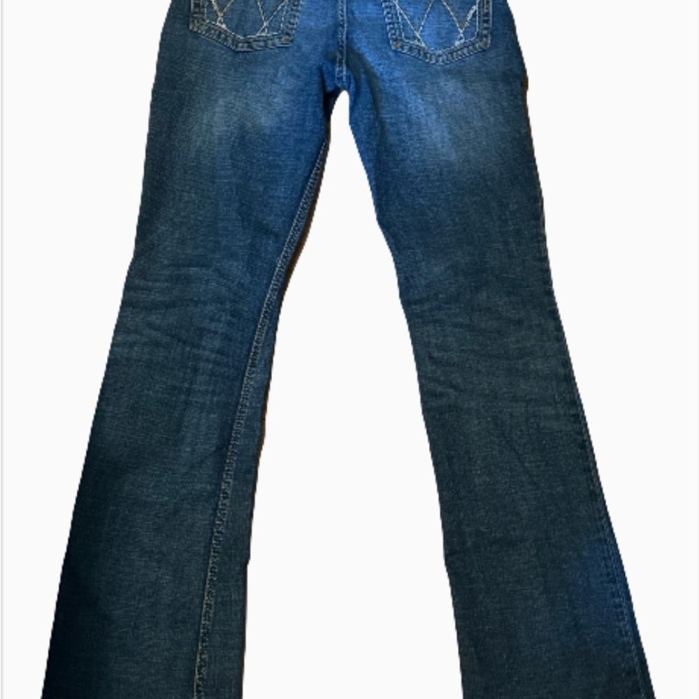 Women’s Western Boot Cut Blue Jeans 30x36